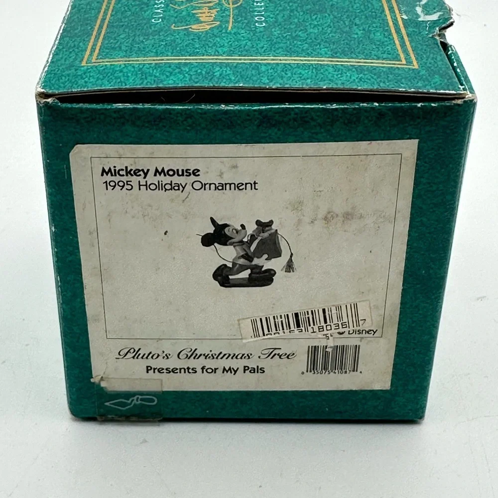 Walt Disney’s Mickey Mouse 1995 Holiday Tree Ornament Present for my Pals